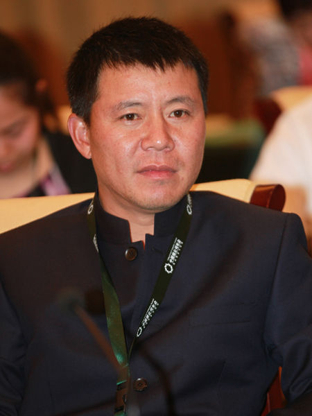 “2014綠公司年會(huì)”于4月20日-22日在廣西南寧舉行。上圖為均瑤集團(tuán)有限公司總裁王均豪。(圖片來源：新浪財(cái)經(jīng) 梁斌 攝)