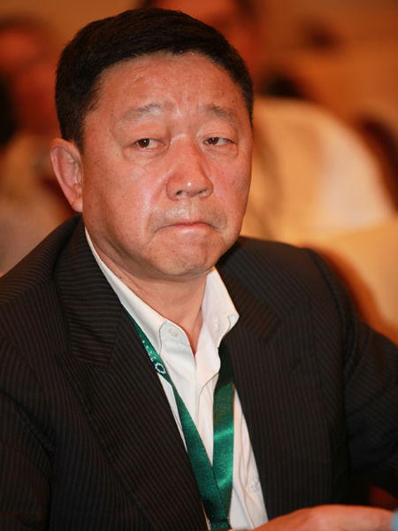 “2014綠公司年會”于4月20日-22日在廣西南寧舉行。上圖為海豐國際控股有限公司董事局主席兼執(zhí)行董事長楊紹鵬。(圖片來源：新浪財經 梁斌 攝)