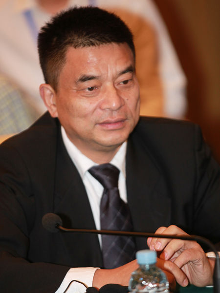 “2014綠公司年會”于4月20日-22日在廣西南寧舉行。上圖為新希望集團董事長、中國民生銀行副董事長劉永好。(圖片來源：新浪財經(jīng) 梁斌 攝)