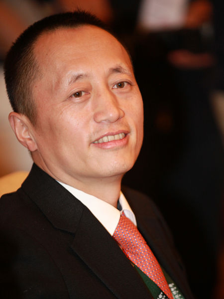 “2014綠公司年會(huì)”于4月20日-22日在廣西南寧舉行。上圖為萬科企業(yè)股份有限公司總經(jīng)理郁亮。(圖片來源：新浪財(cái)經(jīng) 梁斌 攝)