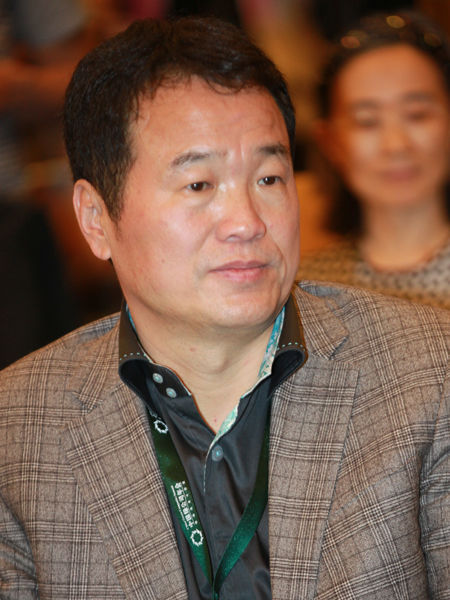 “2014綠公司年會(huì)”于4月20日-22日在廣西南寧舉行。上圖為中坤投資集團(tuán)有限公司董事長(zhǎng)黃怒波。(圖片來(lái)源：新浪財(cái)經(jīng) 梁斌 攝)