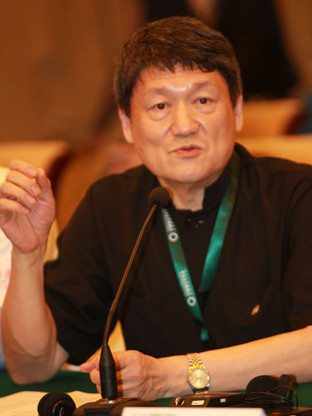 “2014綠公司年會”于4月20日-22日在廣西南寧舉行。上圖為皇冠集團董事長江永雄。(圖片來源：新浪財經(jīng) 梁斌 攝)